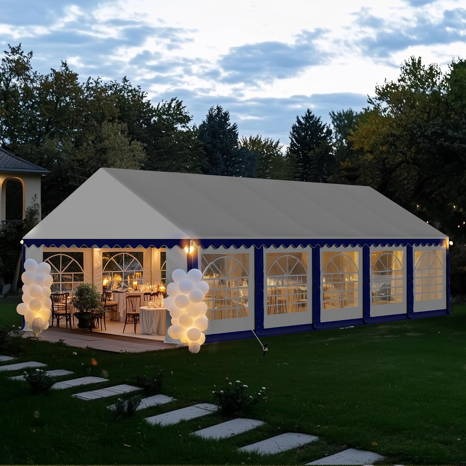 Event & Party Supply - Тент для вечеринок 16x32 футов, свадебный