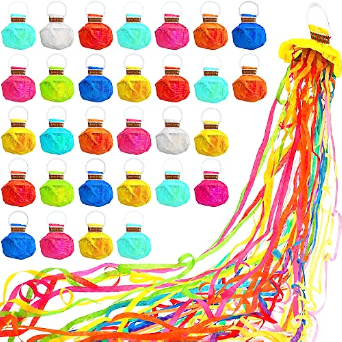 Confetti Cannon Tube - 10 шт., попперс, ручной стример, конфетти,