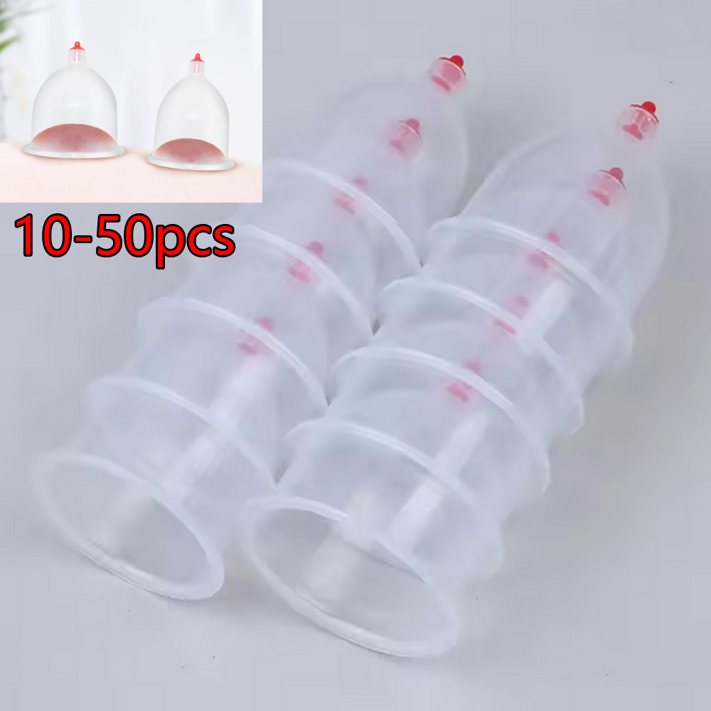 Plastic Cup 50Pcs - 10–50 шт. портативных банок для массажа,