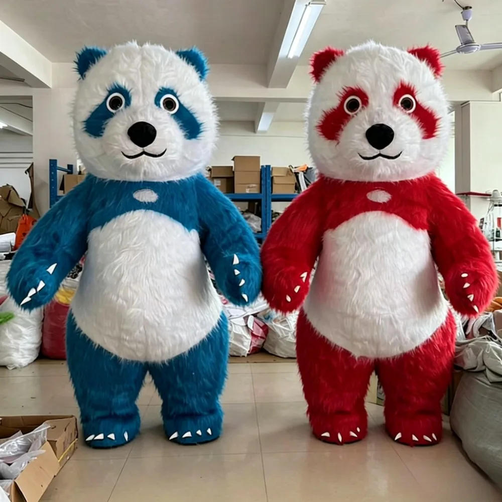 Event & Party Supply - Надувной костюм-маскот гигантской панды, яркий, для