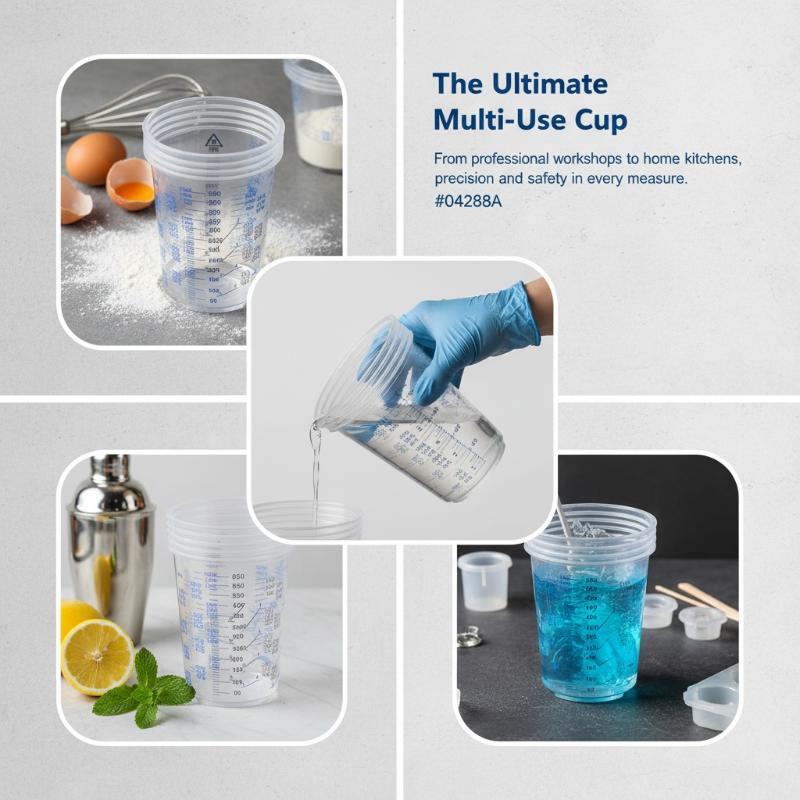 Набор из 50 калиброванных плас – обзор и цена Plastic Cup 50Pcs