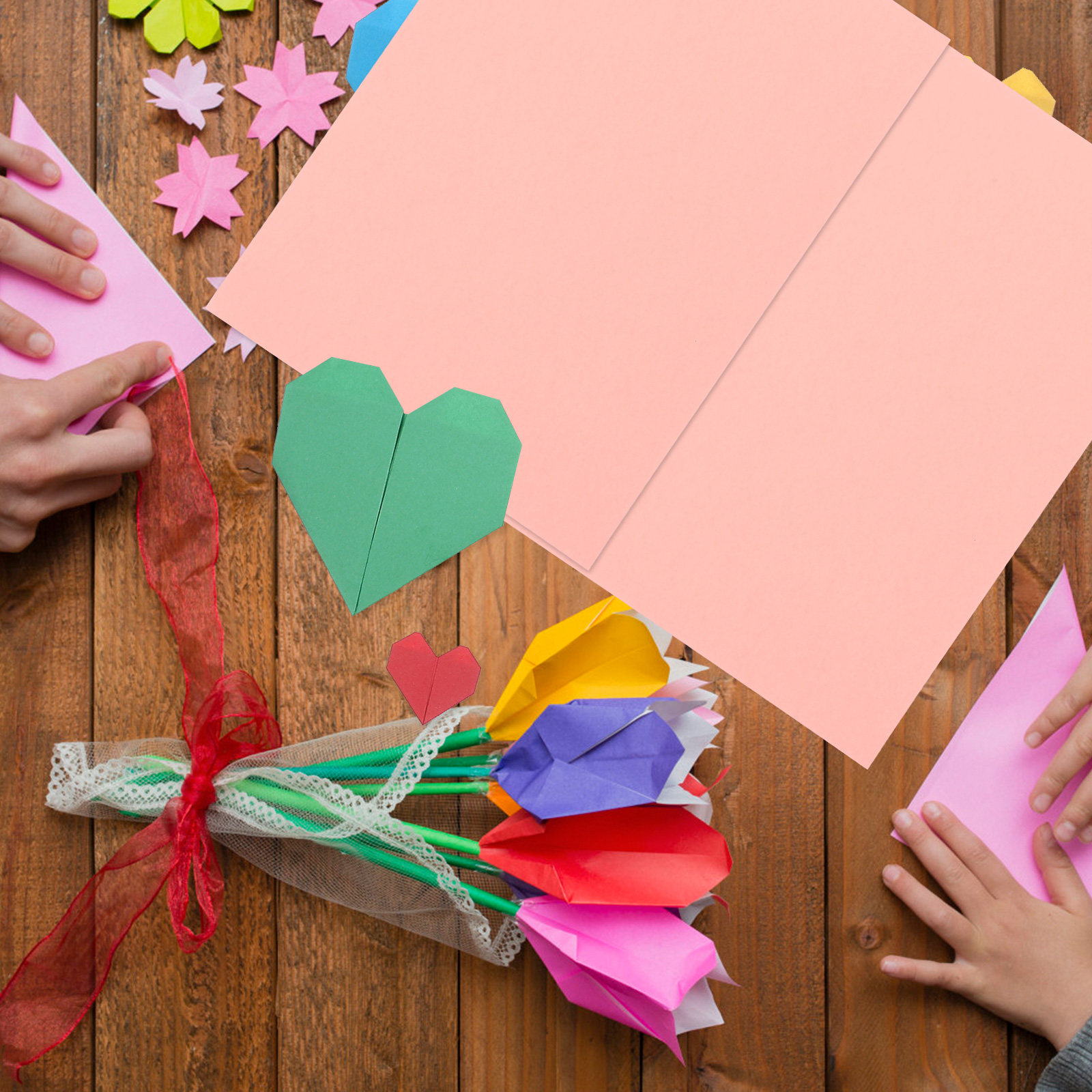 20 листов розовой плотной бума – обзор и цена Papercraft Supply Invitation