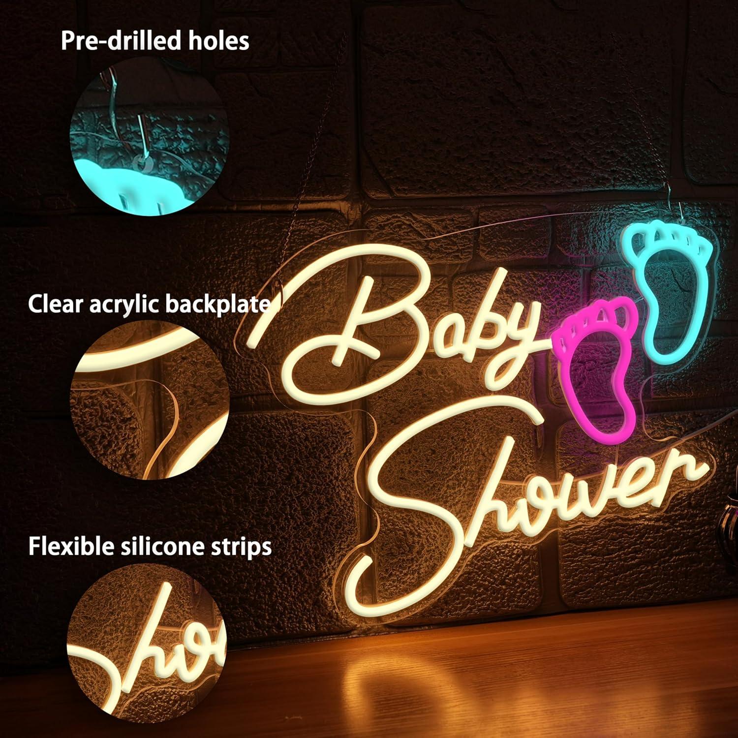 Неоновая вывеска «Oh Baby» для – обзор и цена Neon Sign Party
