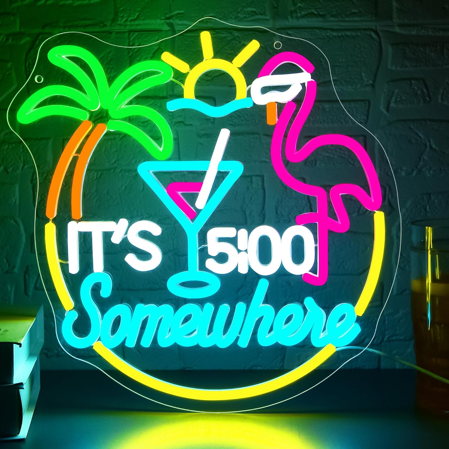 Неоновая вывеска Tiki Bar Parr – обзор и цена Neon Sign Party
